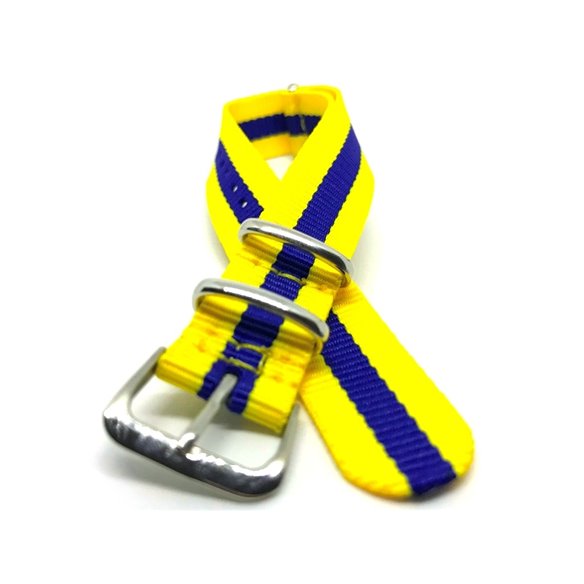 2galben-albastru 18mm NATO catarama normala