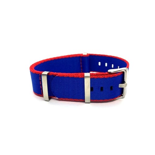 albastru margine rosie 20mm NATO premium2