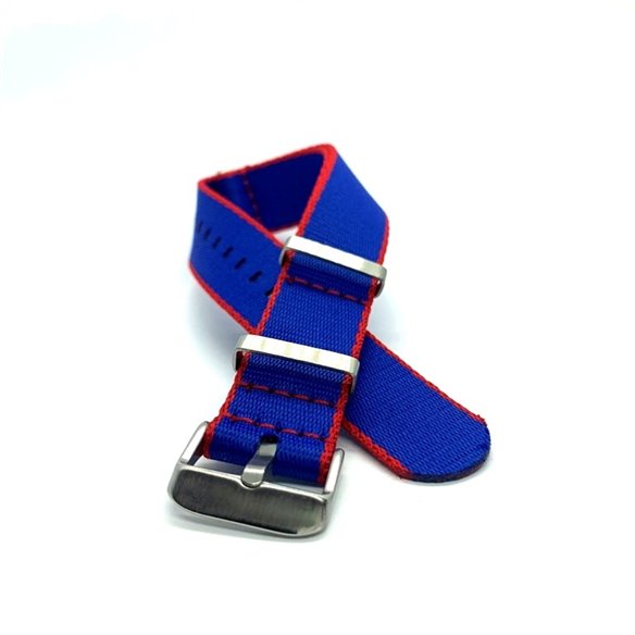 albastru margine rosie 20mm NATO premium2