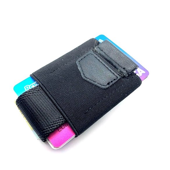 Suport carduri minimalist elastic