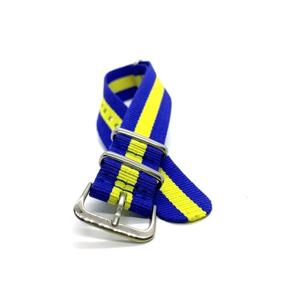 2albastru-galben 20mm NATO catarama normala