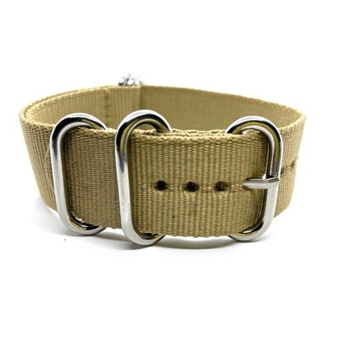 bej 24mm ZULU catarama argintie