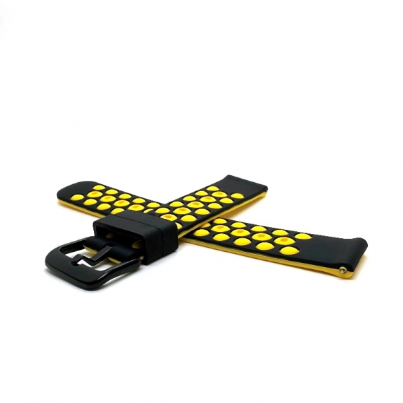 Galben-negru Silicon DualTone Perforated
