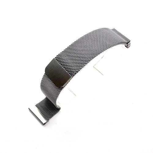 Curea metalica Milanese argintie cu inchidere magnetica