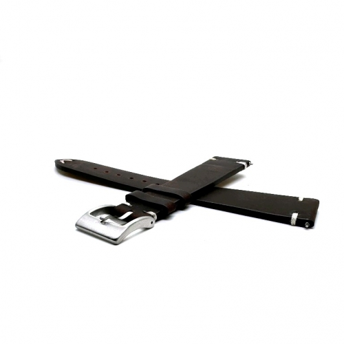 Curea piele vintage maro inchis